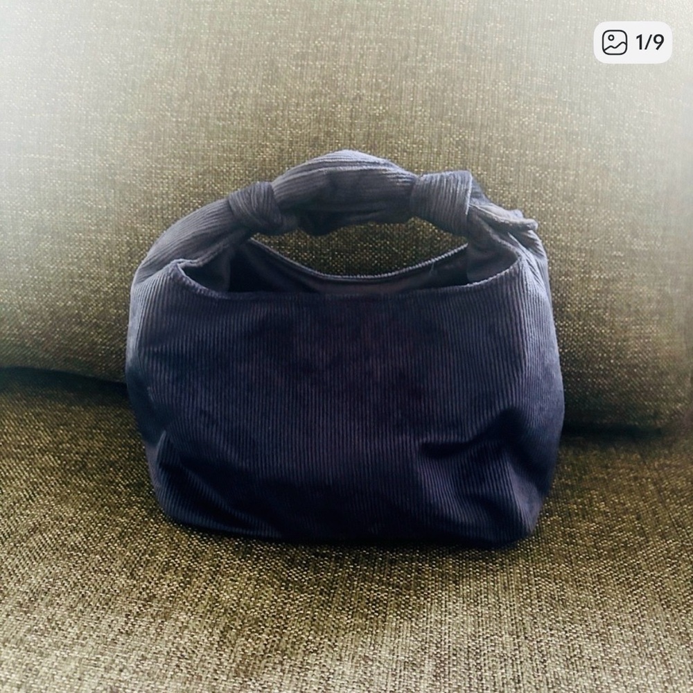 Rich blue hobo corduroy bag - NWT